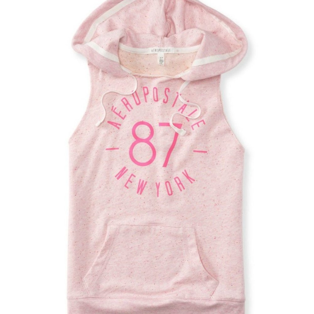 Aeropostale Sleeveless Pullover Hoodie NWT